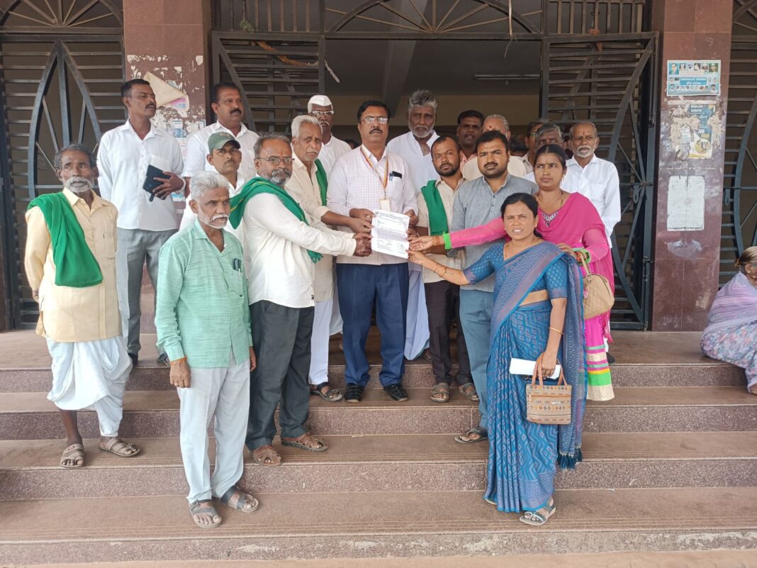 ಭಾರತೀಯ ಕಿಸಾನ್ ಸಂಘದಿಂದ ಗೋಮಾಳು ಜಮೀನು ಸಂರಕ್ಷಣೆ ಮಾಡುವಂತೆ ಮನವಿ