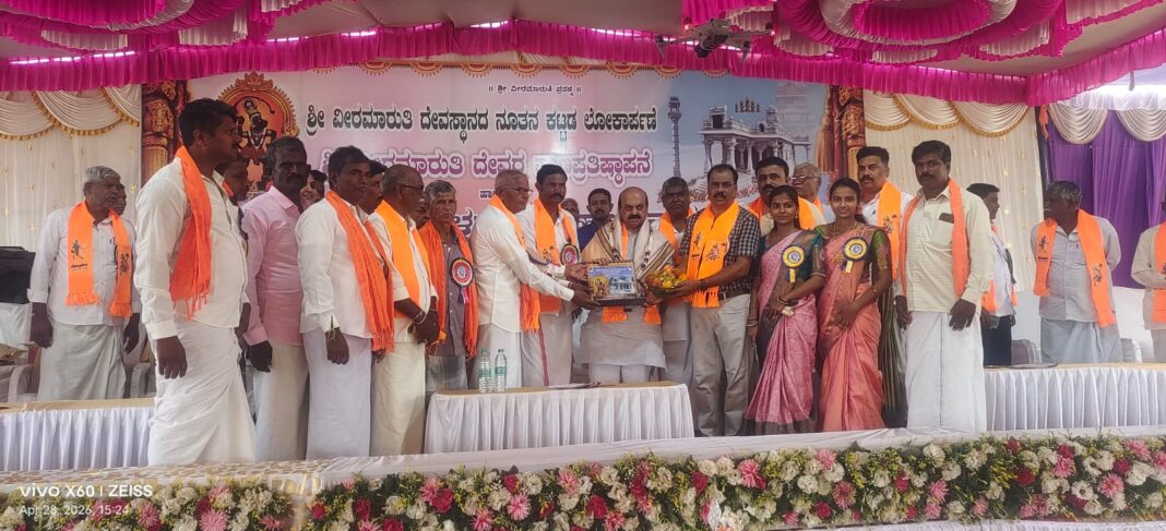 ದೇವಸ್ಥಾನಗಳಲ್ಲಿ ಭಕ್ತರಲ್ಲಿ ಭಕ್ತಿಯ ಭಾವನೆ ಬರಲು ಸಾಧ್ಯ:ಬಸವರಾಜ ಬೊಮ್ಮಾಯಿ